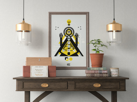 Human Design Poster: Manifestierender Generator