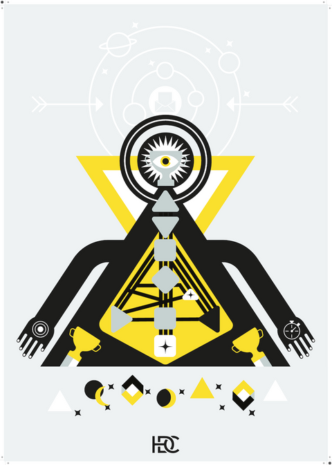 Human Design Poster: Projektor